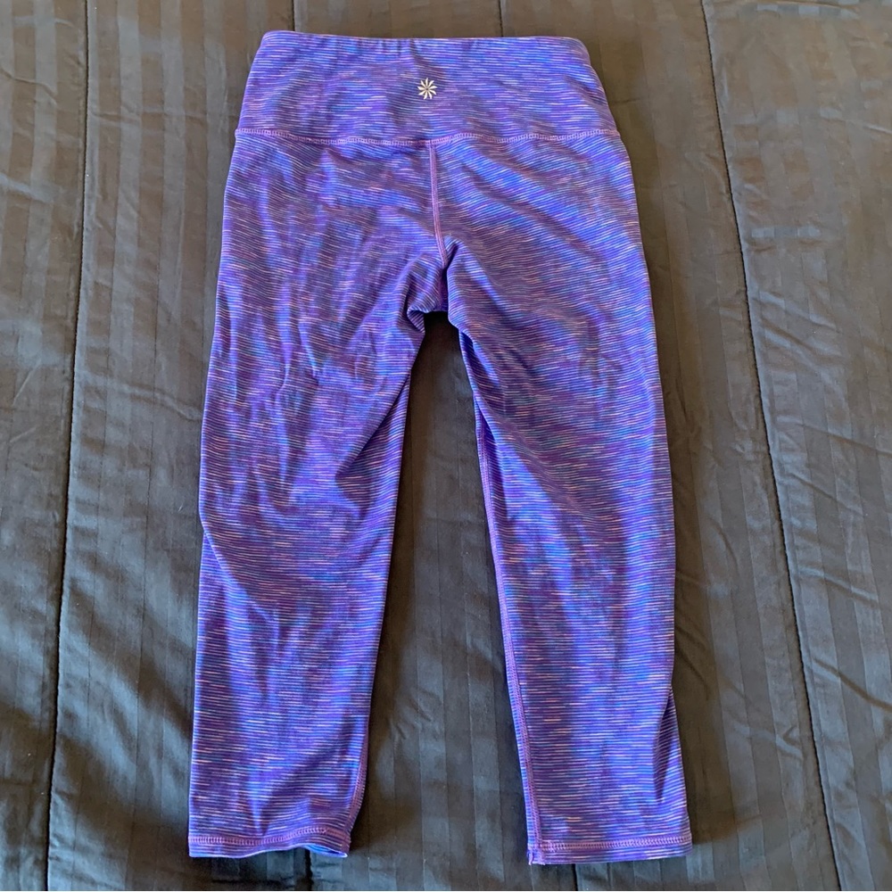 Vintage Athleta Purple Leggings Size XS - Picture 7 of 8